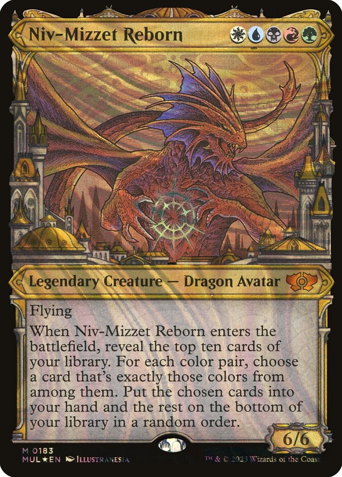 Niv-Mizzet Reborn - Halo Foil