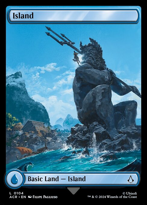 Island (104) - Full Art - Foil