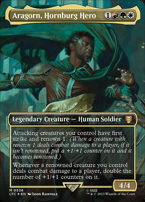 Aragorn, Hornburg Hero - Surge Foil