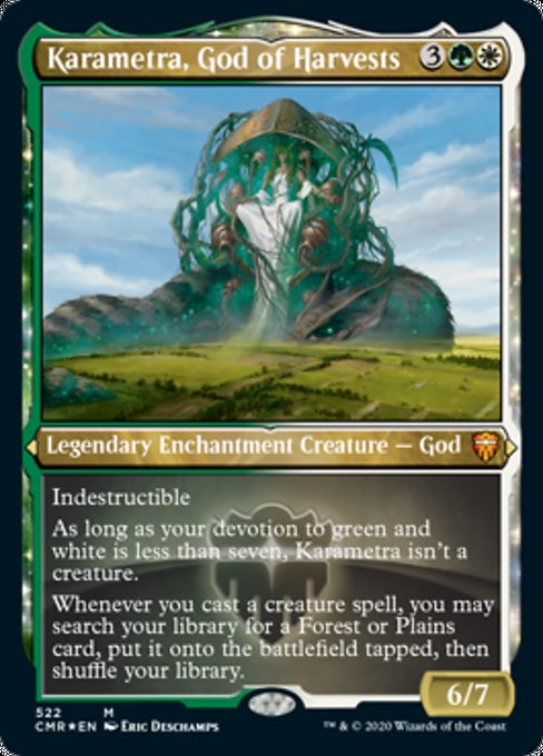 Karametra, God of Harvests - Foil-Etched