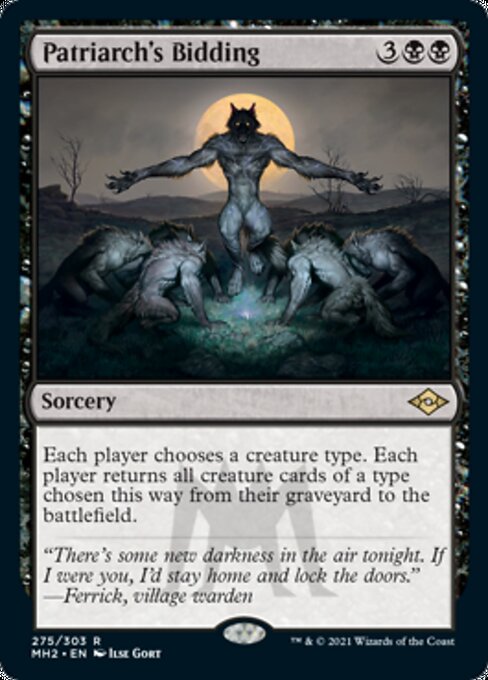 Patriarch's Bidding - Foil-Etched
