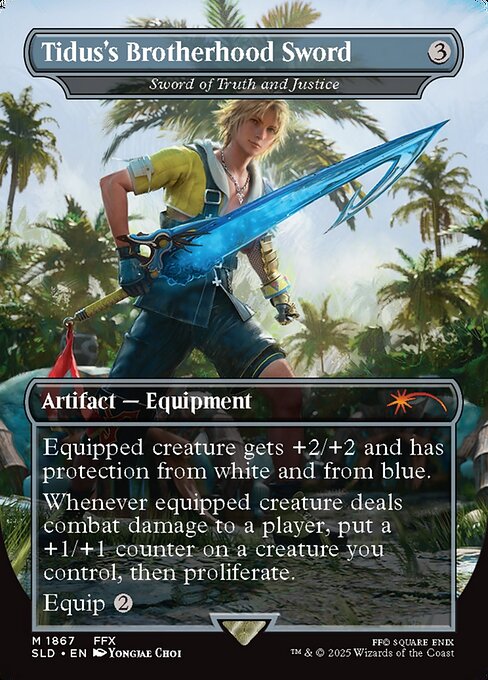 Sword of Truth and Justice (Tidus's Brotherhood Sword) - Foil