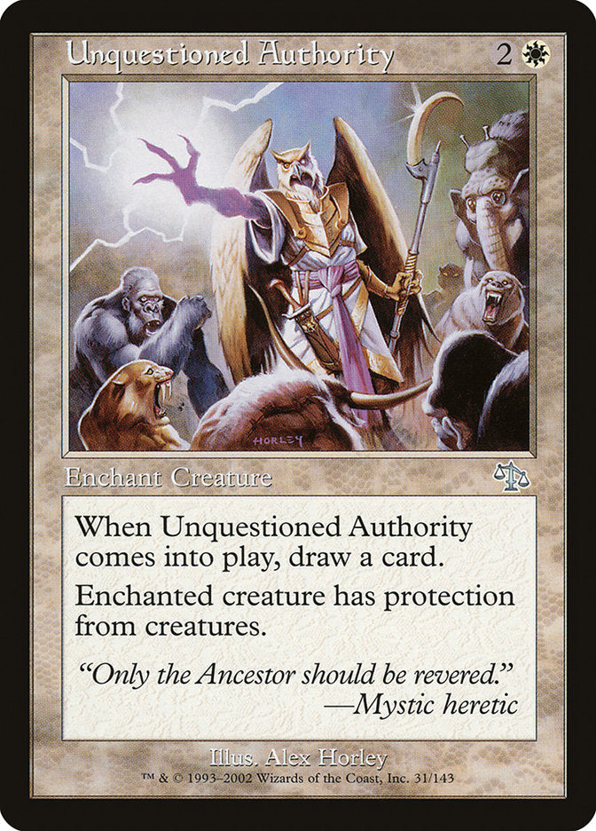 Unquestioned Authority - Foil