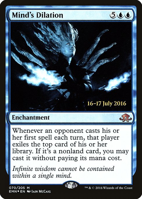 Mind's Dilation - Foil - Prerelease Promo