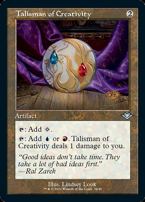 Talisman of Creativity - Foil-Etched