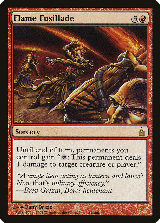 Flame Fusillade - Foil