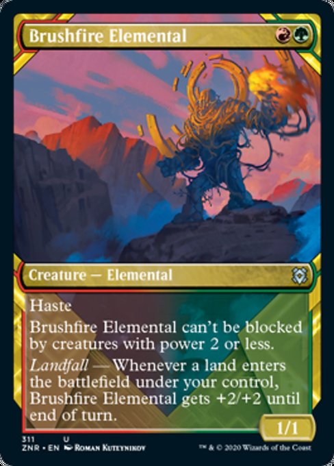 Brushfire Elemental - Foil