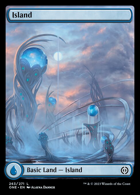 Island (263) - Full Art - Foil