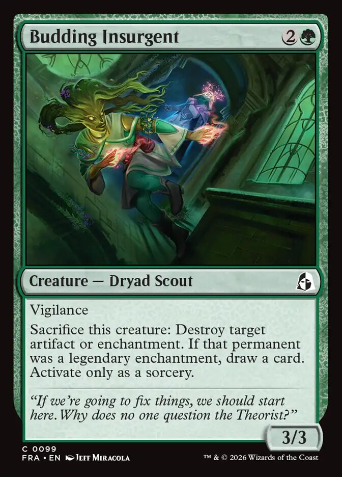 Budding Insurgent - Foil