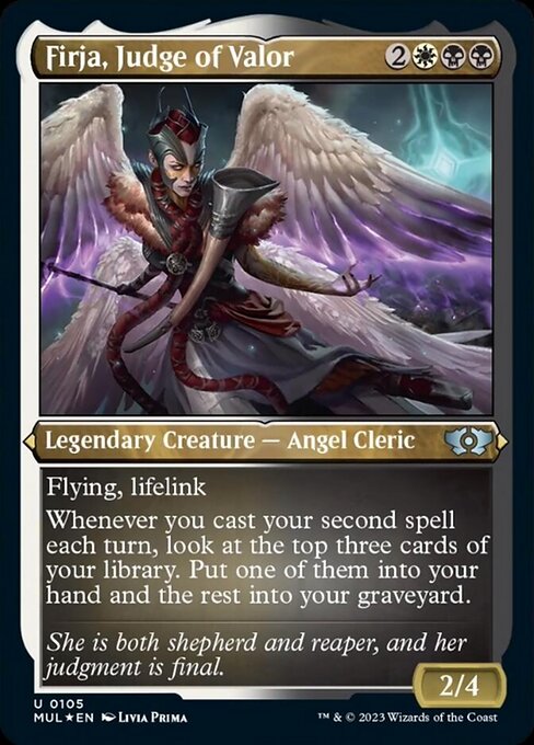 Firja, Judge of Valor - Foil-Etched