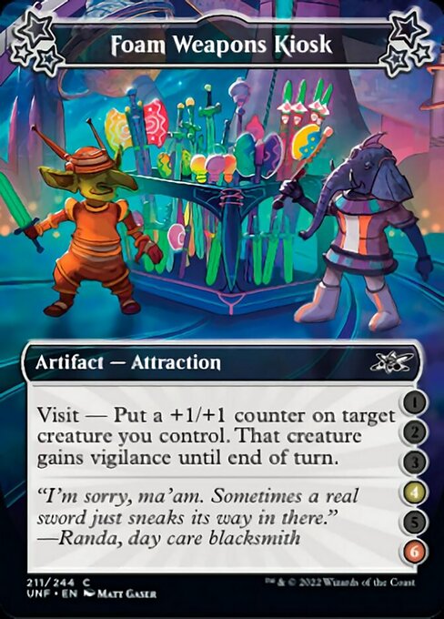 Foam Weapons Kiosk - Foil
