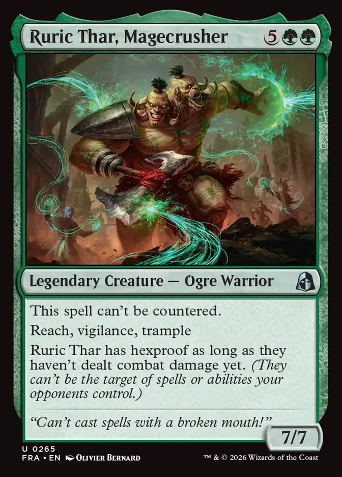 Ruric Thar, Magecrusher - Foil