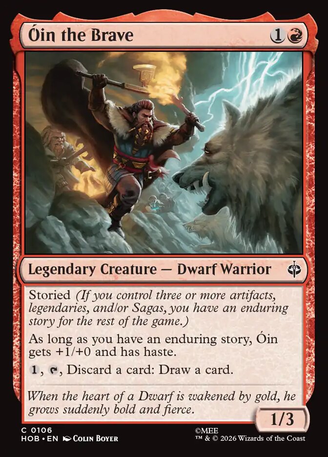 Oin the Brave - Foil