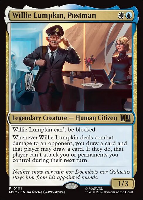 Willie Lumpkin, Postman - Surge Foil