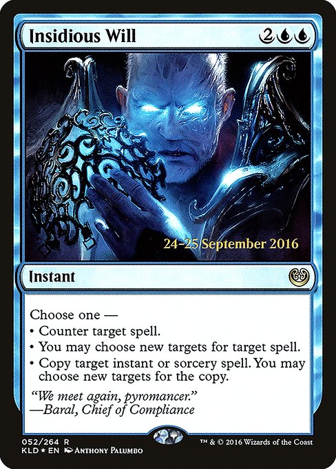 Insidious Will - Foil - Prerelease Promo
