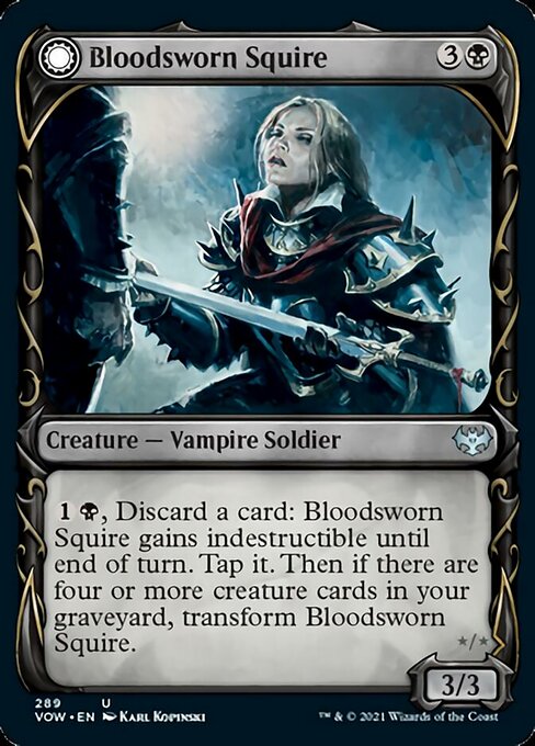 Bloodsworn Squire - Foil