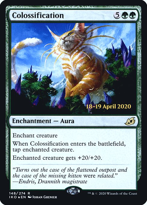 Colossification - Foil - Prerelease Promo