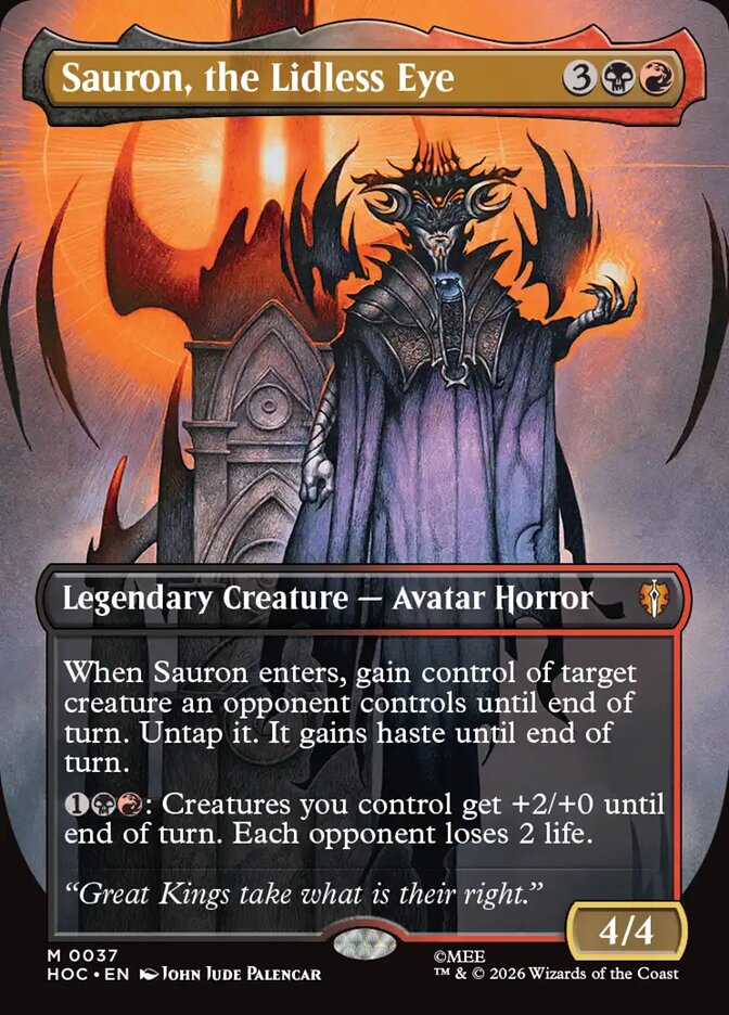 Sauron, the Lidless Eye - Foil