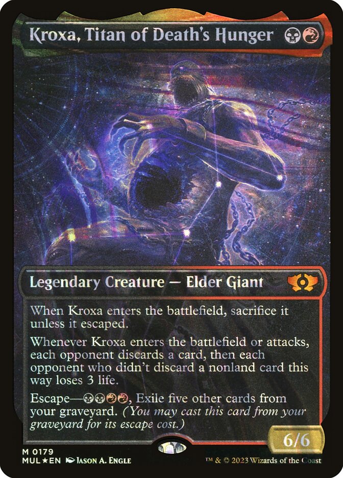 Kroxa, Titan of Death's Hunger - Halo Foil