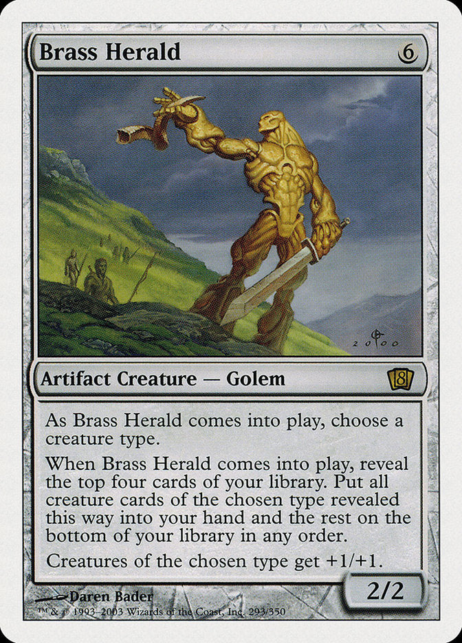 Brass Herald - Foil