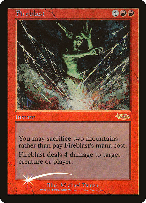 Fireblast - Foil - FNM Promo