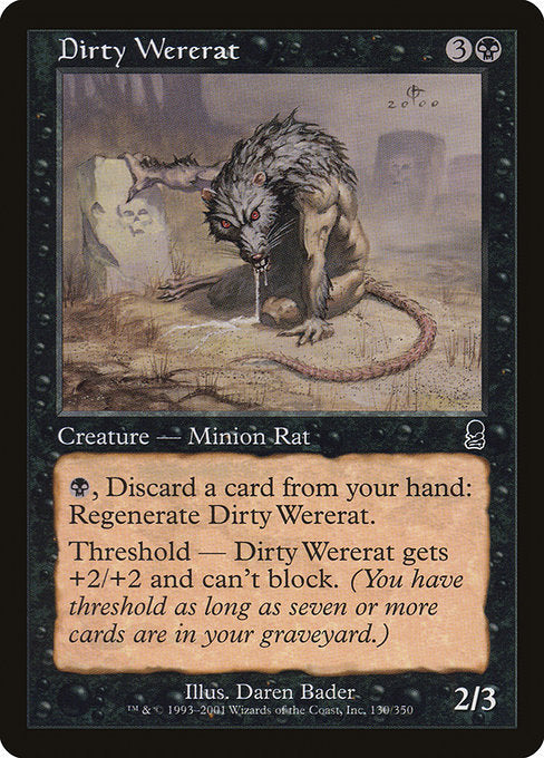 Dirty Wererat - Foil