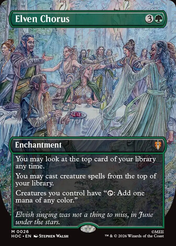 Elven Chorus - Foil