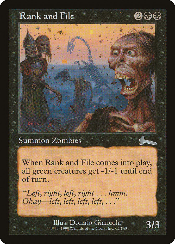 Rank and File - Foil