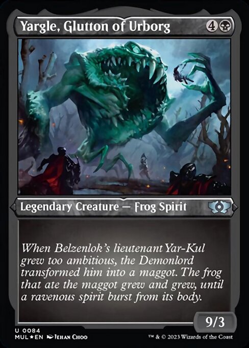 Yargle, Glutton of Urborg - Foil-Etched
