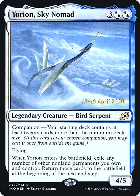 Yorion, Sky Nomad - Foil - Prerelease Promo