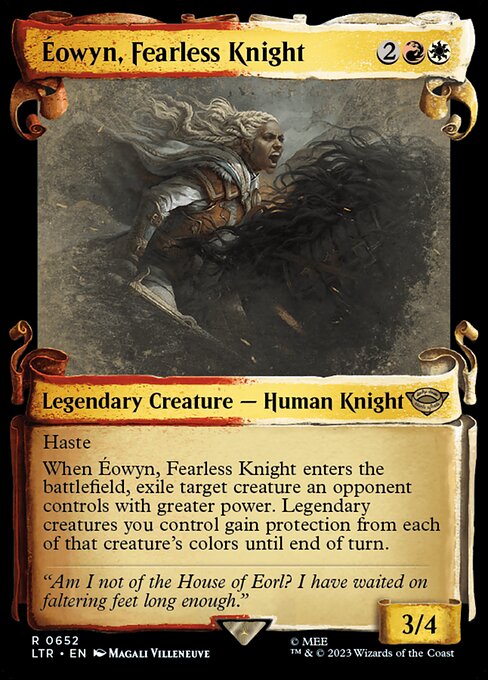 Eowyn, Fearless Knight - Silver Foil