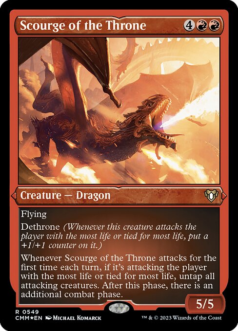 Scourge of the Throne - Foil-Etched