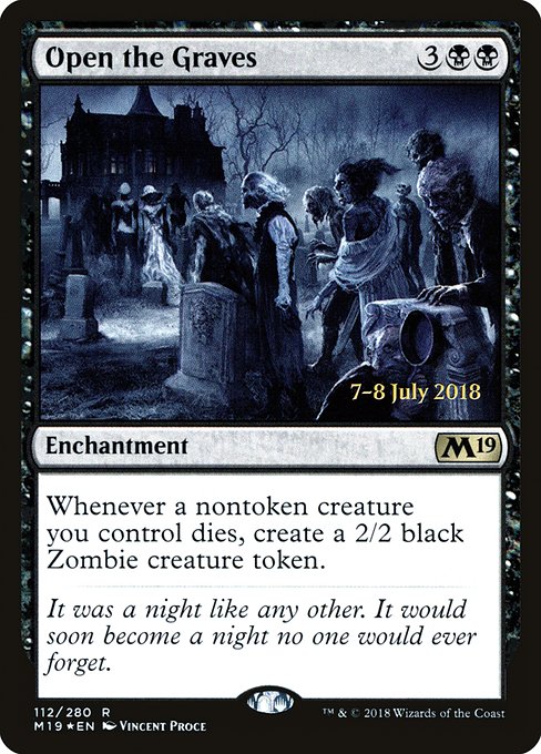 Open the Graves - Foil - Prerelease Promo