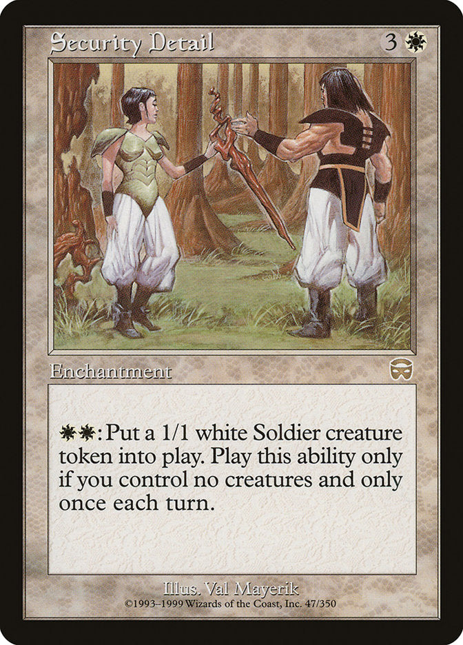 Security Detail - Foil