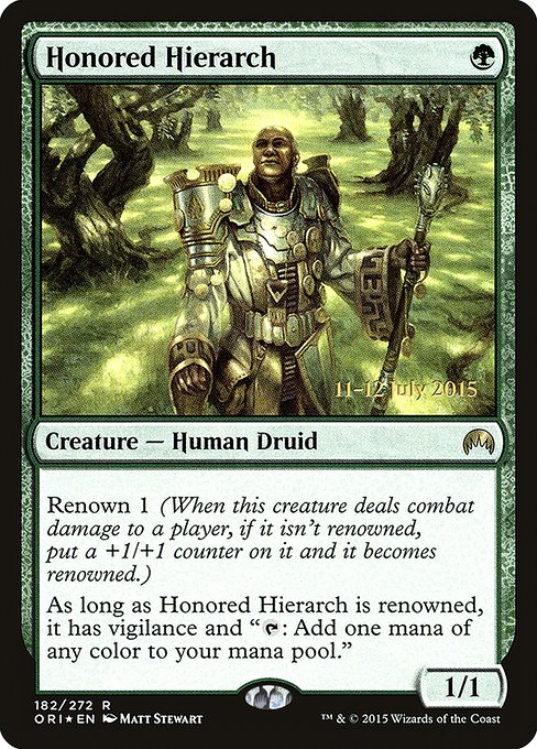 Honored Hierarch - Foil - Prerelease Promo