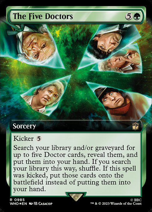 The Five Doctors - Surge Foil