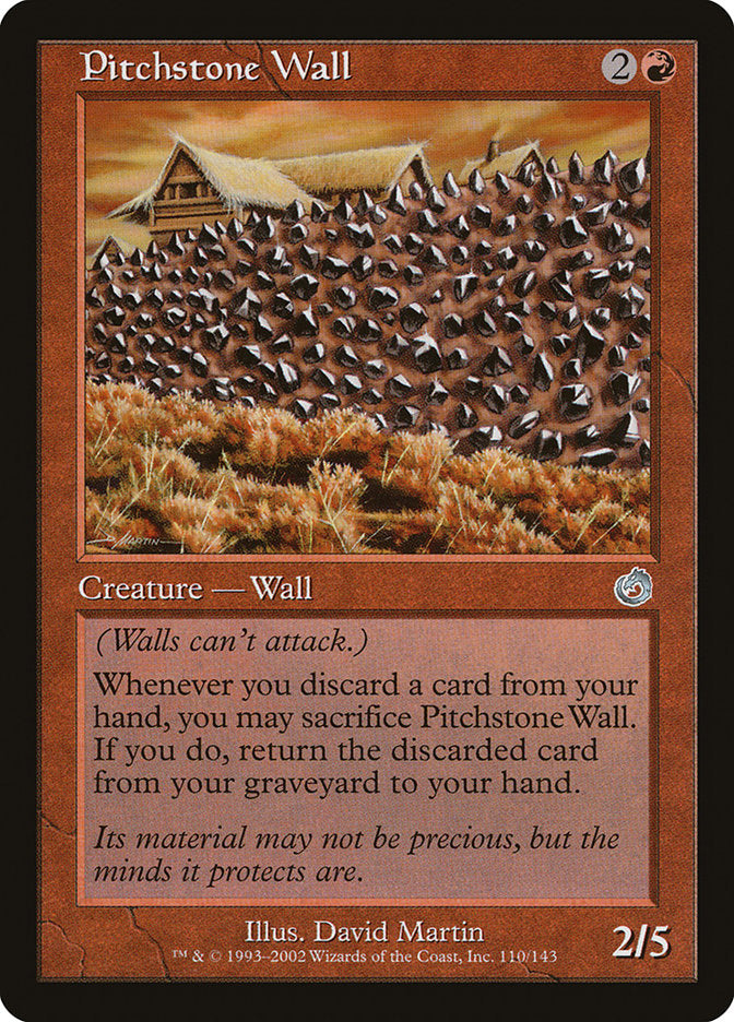 Pitchstone Wall - Foil