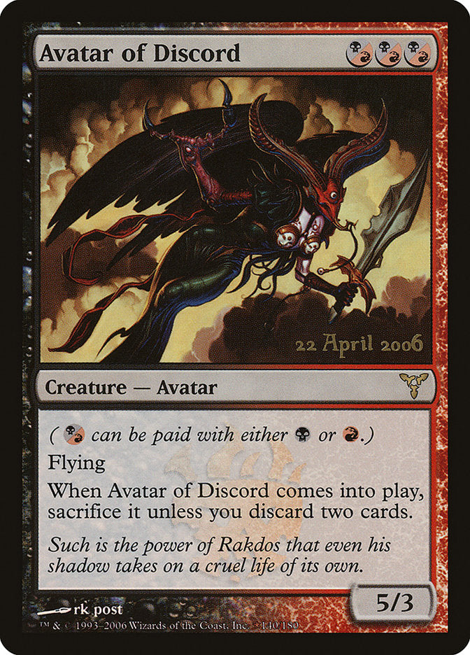 Avatar of Discord - Foil - Prerelease Promo