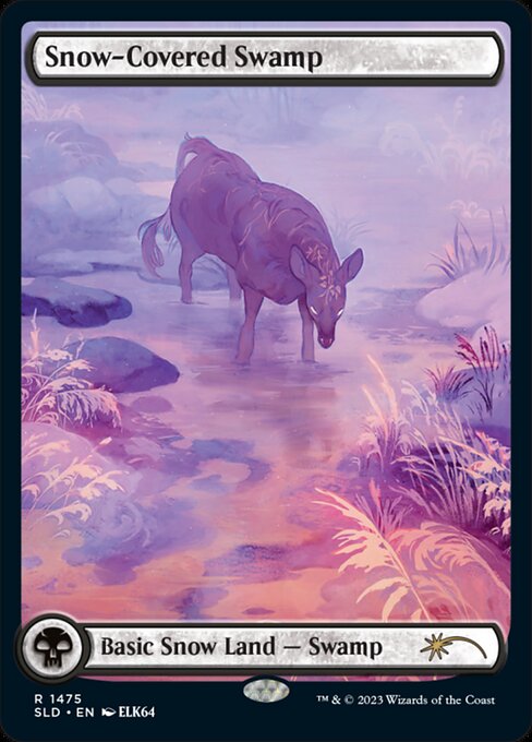 Snow-Covered Swamp  (1475) - Foil