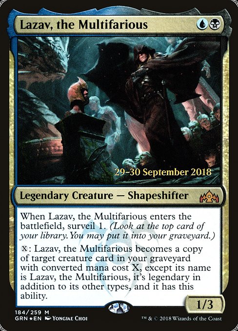 Lazav, the Multifarious - Foil - Prerelease Promo