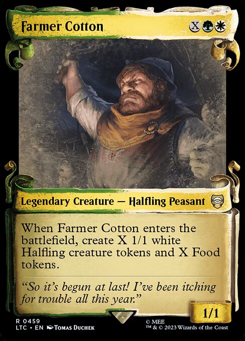 Farmer Cotton - Silver Foil