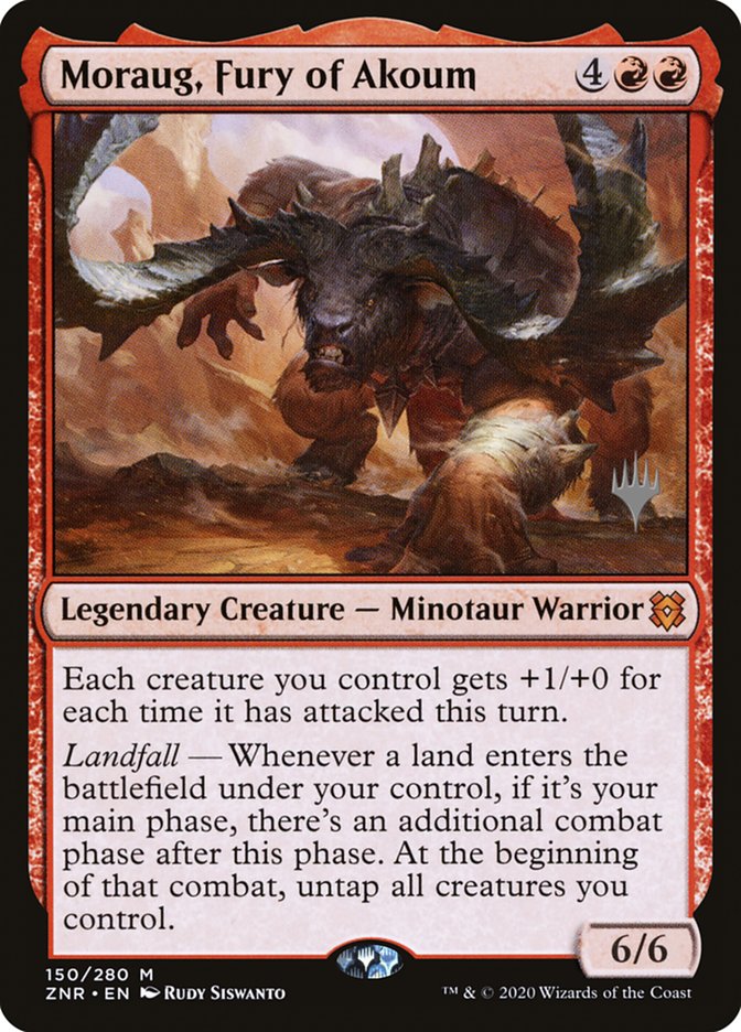 Moraug, Fury of Akoum - Foil - Promo Pack