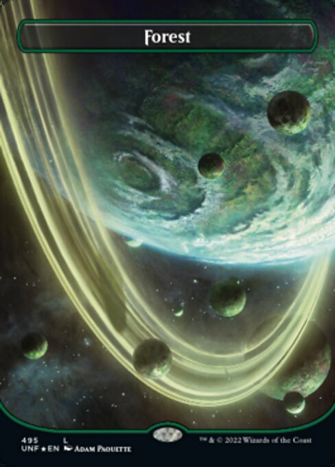Forest (495) - Full Art Galaxy Foil