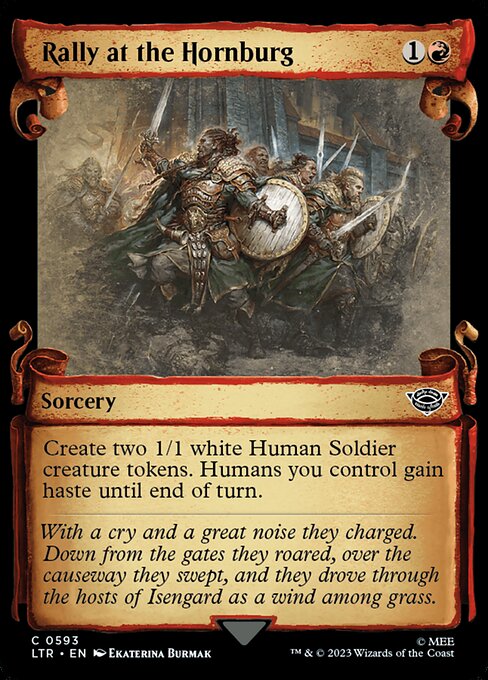Rally at the Hornburg - Silver Foil