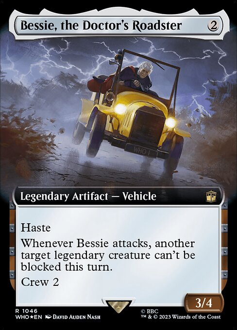 Bessie, the Doctor's Roadster - Surge Foil