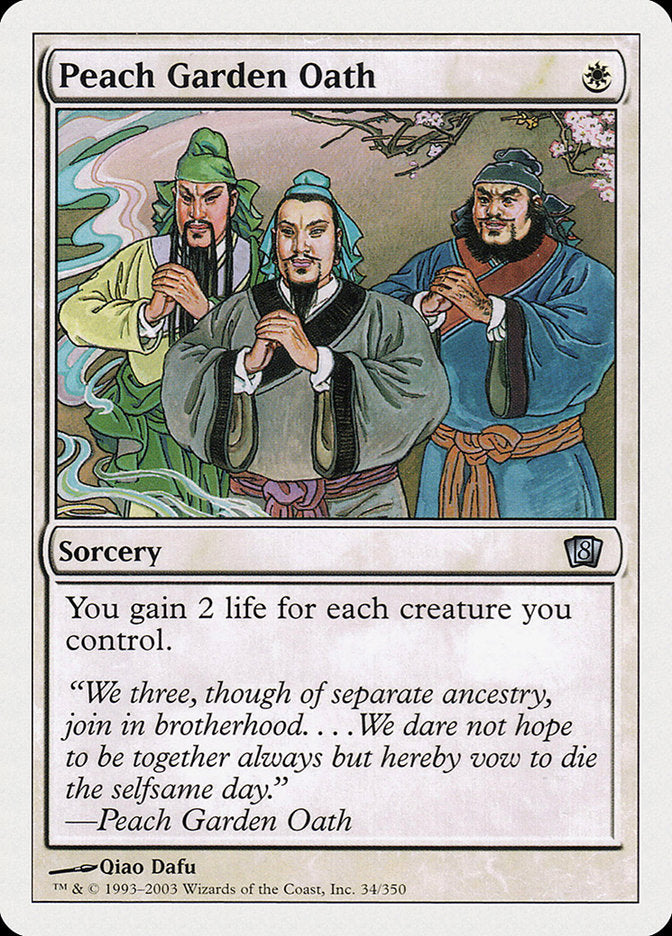 Peach Garden Oath - Foil