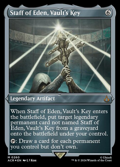 Staff of Eden, Vault's Key - Foil-Etched