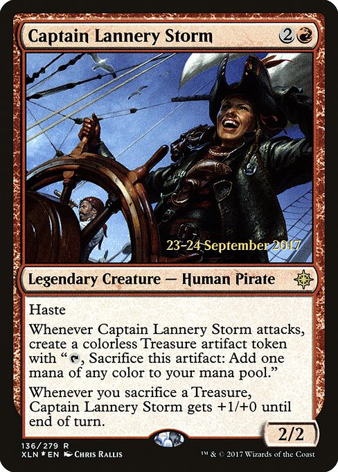 Captain Lannery Storm - Foil - Prerelease Promo