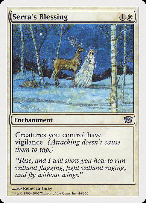 Serra's Blessing - Foil