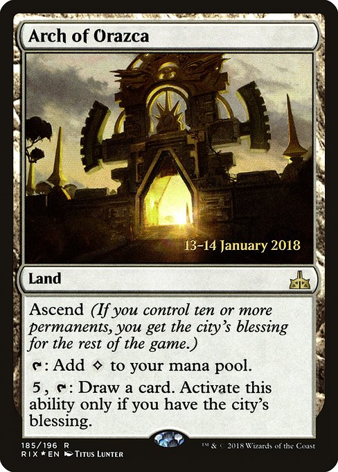 Arch of Orazca - Foil - Prerelease Promo